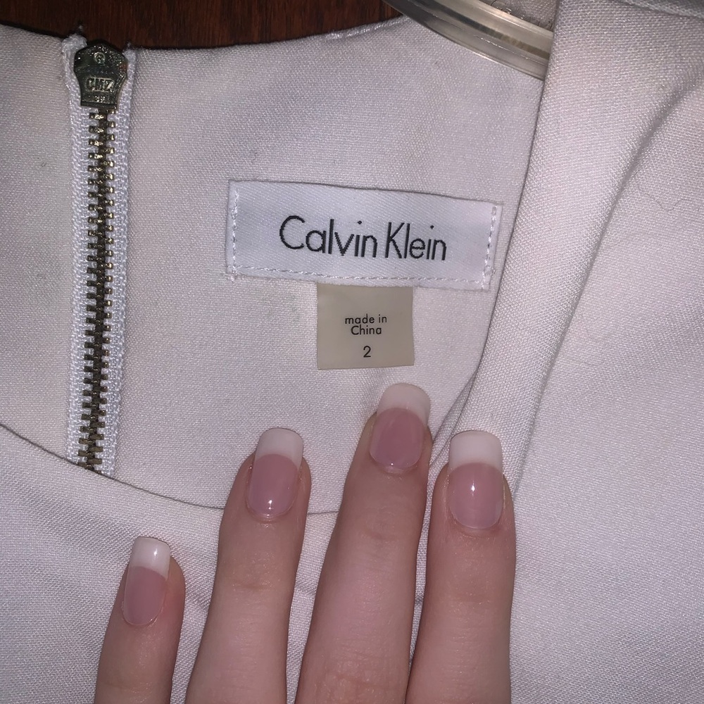 Calvin Klein White Dress